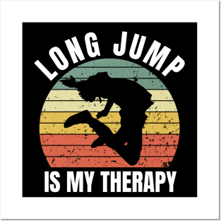 Long Jump Funny Posters and Art